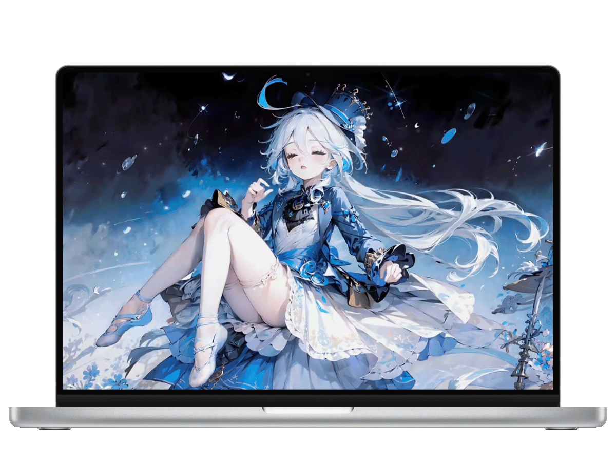 《原神》中芙卡洛斯身处深渊的4K动态壁纸。