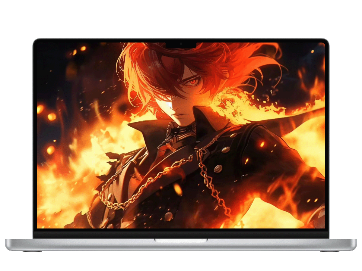 原神迪卢克-浴火奋战，动态壁纸尽显英勇英姿。