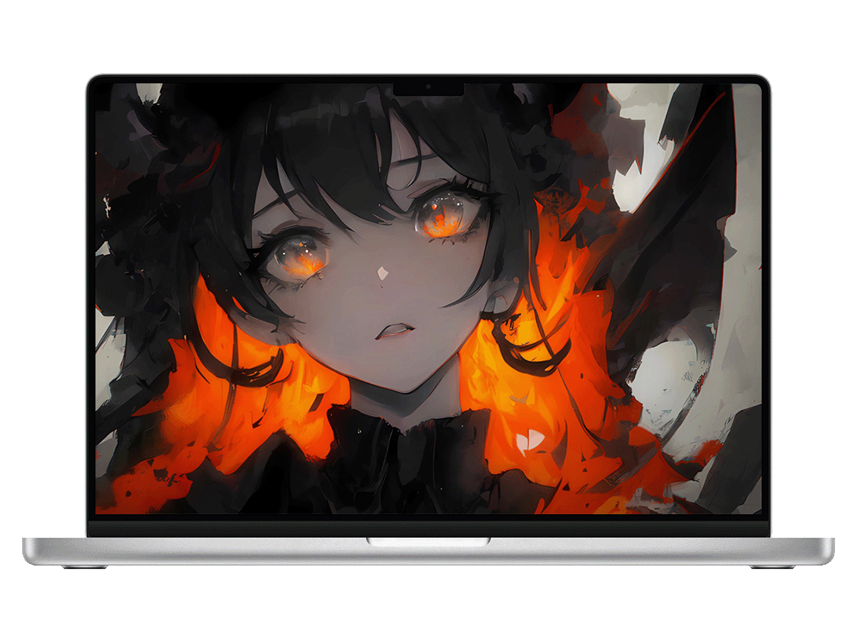 暗焰中的灵魂-破碎与炽热交织的眼眸 电脑动态壁纸