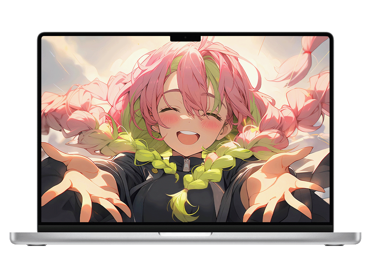 甘露寺蜜璃-张开双臂，拥抱阳光与美好 电脑壁纸