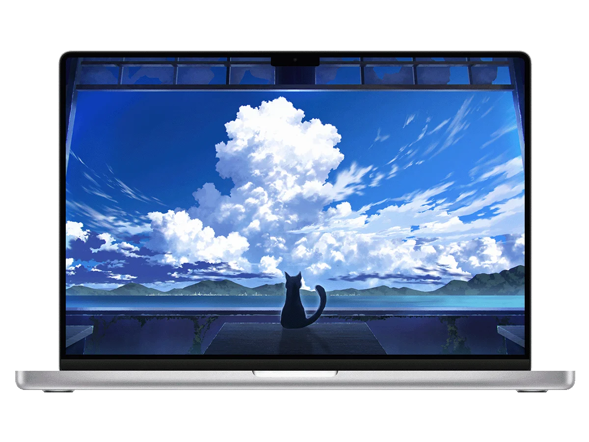 猫咪视角-云卷云舒的诗意 电脑壁纸