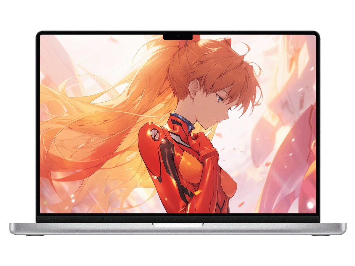 《新世纪福音战士》明日香-红发机甲,于暖光中展柔美与坚毅 电脑壁纸